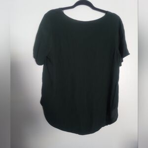 H&M Dark Green Short Sleeve Top